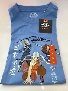Avatar The Last Airbender Shirt Short Sleeve Blue Size S, M, L, XL Brand New - Picture 1 of 3