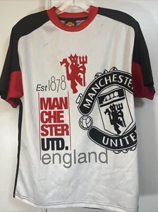 Manchester United England Est 1878 Official Jersey T-Shirt HG Brands Men’s Large - Bild 1 von 4