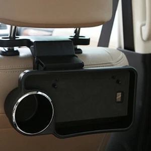 Car Storage Holder Tray Car Food Tray Cup Holder Auto Headrest Drink Holder - Afbeelding 1 van 12