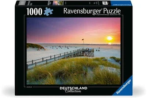 1000 Teile Ravensburger Puzzle Deutschland Sonnenuntergang über Amrum 12000690 - Bild 1 von 5