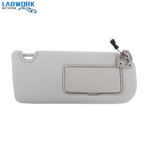 Gray Right Sunvisor With Lights And Mirror For 19-24 Nissan Altima 96400-6CA3C - Picture 1 of 15