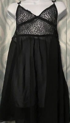 Lencería femenina Cosmopolitan Fun Fearless negra con cordones correas ajustables para mujer talla XL Foto 1 de 3