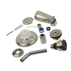 BrassCraft Tub and Shower Faucet Trim Kit, Satin Nickel - Picture 1 of 3
