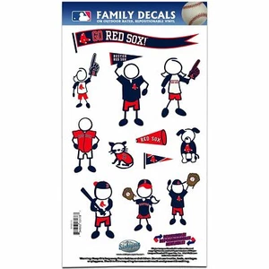 Boston Red Sox Outdoor Rated Vinyl Family Decals MLB Licensed Baseball - Picture 1 of 3