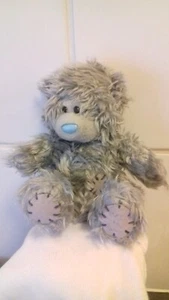 Me To You grauer Bär mit blauer Nase weich flauschig Teddy 5,5 Zoll - Bild 1 von 5