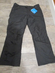 Pantalones impermeables para nieve Columbia GRT XL negros nuevos con etiquetas Omni-tech Kosta Run Pant - Imagen 1 de 11