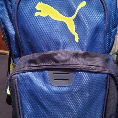 Mochila PUMA Challenger totalmente acolchada 15” bolsillo para portátil azul y amarillo Foto 1 de 4