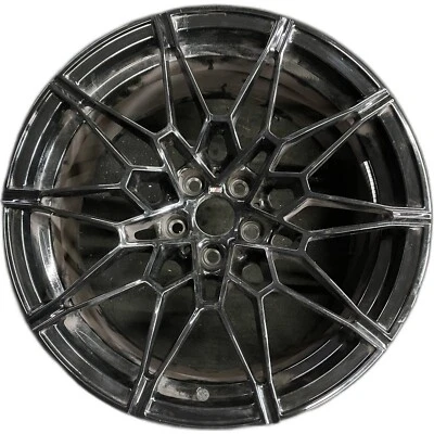 Bmw 19x9.5 M3 M4 BLACK FRONT Wheel OEM Rim Factory Stock 2021-2024 - Image 1 of 4