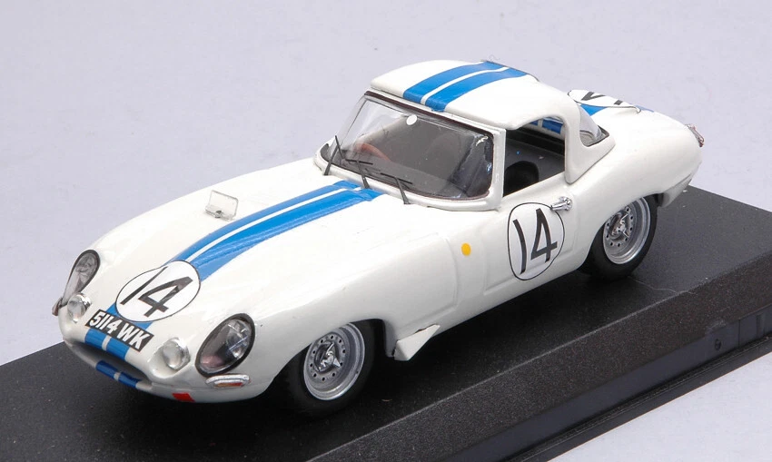 Jaguar E Type Coupe #14 Lm 1963 Hansgen - Pabst 1:43 Model BEST MODELS - Immagine 1 di 1