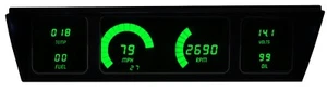 1977-1990 Chevy Impala Caprice Digital Dash Panel Gauge Cluster GREEN LEDs - Picture 1 of 1