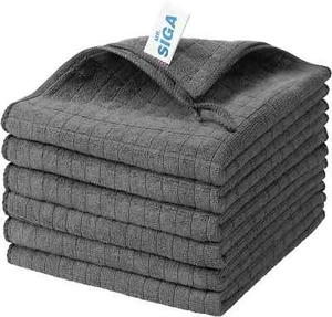 MR.SIGA Microfiber Cleaning Cloth, All-Purpose Cleaning Towels, Pack of 6, Size - Picture 1 of 8
