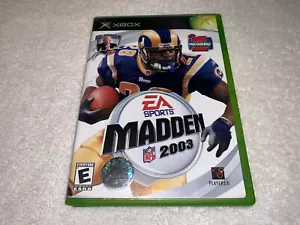 Madden NFL 2003 (Microsoft Xbox, 2002) Complete Excellent! - Picture 1 of 3