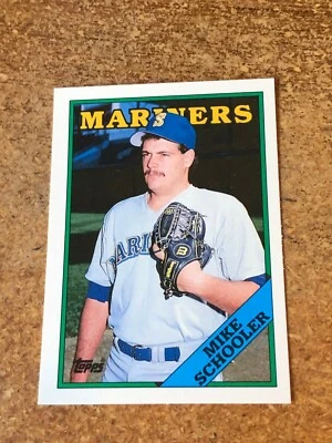 1988 Topps Traded Baseball # 105T Mike Schooler RC 1 - Image 1 of 4