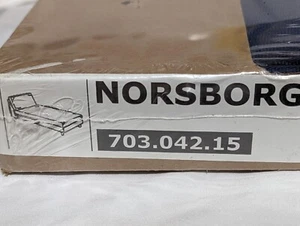 Ikea NORSBORG Chaise Lounge Cover Slipcover EDUM DARK BLUE New in Box! - Picture 1 of 3