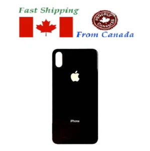 Apple Iphone XS Replacement Back Glass Cover Black - Photo 1 sur 1