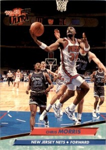 1992-93 FLEER ULTRA CHRIS MORRIS NEW JERSEY NETS #119