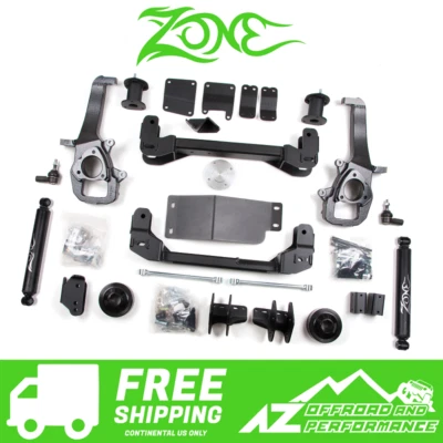 Kit de elevação sistema de suspensão Zone Offroad 4" para caminhão 13-18 Dodge Ram 1500 4WD - Imagem 1 de 2