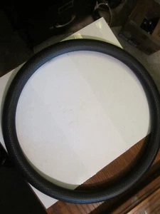 REPLACEMENT HALF WRAP 14" FOREVER SHARP STEERING WHEEL,BLACK CARBON FIBER,SCREWS - Picture 1 of 5