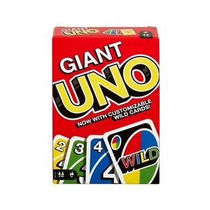 Mattel UNO Games Giant Card Classic Multicolor Table Gifts Family Entertainment - Picture 1 of 6