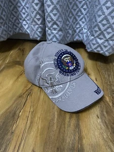 United States Of America Washington D.C President Adjustable Beige Hat Cap EUC - Picture 1 of 8