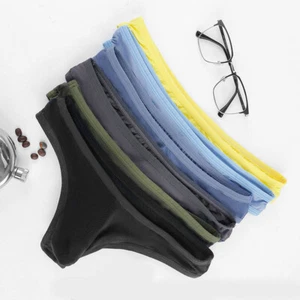 Men Sexy G-string Briefs Thong Bikini Underwear T Back Pouch Panties Swimwear + - Picture 1 of 26