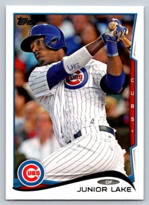 2014 Topps #10 Junior Lake Chicago Cubs - Image 1 of 2