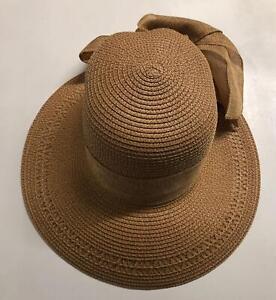 Beach Church Packable Cloche Straw Floppy Women's Hat SPF50 Protection SUMMER