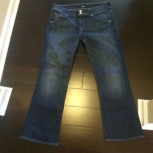 Hudson mittelblaue Waschung Bootcut Jeans geknöpfte Taschen 31 schön! - Bild 1 von 2