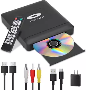 Mini HD DVD Player mit HDMI,1080P Region Free DVD Player für Smart TV, HDMI/RCA - Bild 1 von 7