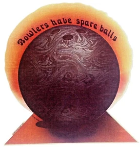 Original Vintage Bowlers Have Spare Balls Iron On Transfer Bowling - Bild 1 von 2
