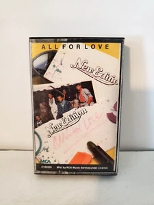 New Edition "All For Love" Cassette Tape, (1985) - Picture 1 of 3