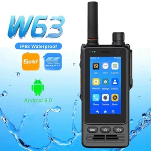 ANYSECU W63 IP68 4G Network Radio Android 9.0 NFC Zello Real-ptt PTT POC Radio - Picture 1 of 10