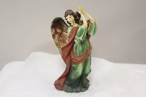 Grandeur Noel Figurine Angel Dancing Clapping hands Beautiful Life like face - Picture 1 of 7