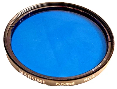 Marumi 55mm 80A Color Correction Filter for Canon, Minolta, Konica Camera Lens - Image 1 of 4