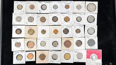 Large Lot of World Coins Old & Modern Collection Various Countries Foreign - Image 1 of 4