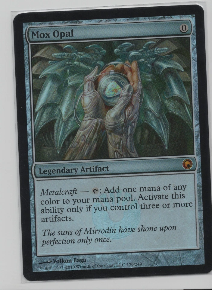 NM FOIL Mox Opal Scars of Mirrodin MTG Magic the Gathering 1st Edition - Image 1 of 2