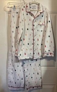 🎄 Petite Plume Kids Pajama Set Top (10) Bottom (12) Christmas Holiday - Picture 1 of 11