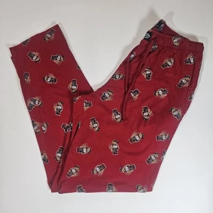 Polo Ralph Lauren Womens Sleepwear Pants Small Red Polo Bear 90s Retro Style PJ - Picture 1 of 11