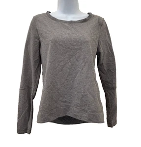 Lululemon Sweatshirt Belle Medium Top meliert grau Stretch Frottee Wandern Gym - Bild 1 von 21