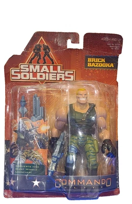 Figura de acción Small Soldiers Commando Elite Brick Bazooka Vintage 1998 Foto 1 de 4