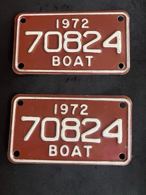  Matrículas de barco marítimo buen estado Foto 1 de 3