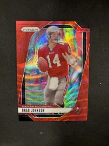Panini Prizm NFL #274 2024 Brad Johnson Red Wave 149/149 Bucs BK - Imagen 1 de 2