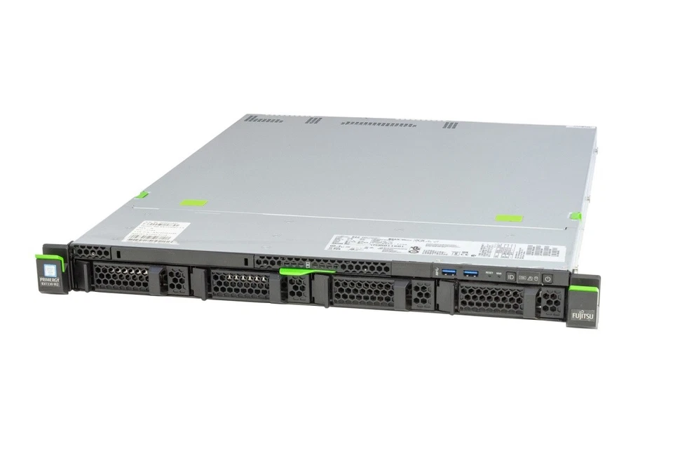 FUJITSU RX1330 M2 Rack Server, 1x E3-1230v5 3.40GHz, 4-Core, 32GB RAM, 4xSFF - Bild 1 von 4