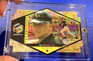 1999 Upper Deck HoloGrFX ~Future Fame ^Gold^ F2 ~Cal Ripken Jr. Die-Cut *Rare - Picture 1 of 9