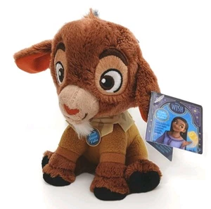 NWT Just Play DISNEY WISH Valentino Goat 5.5" Plush Stuffed Animal Toy TALKS - Picture 1 of 9