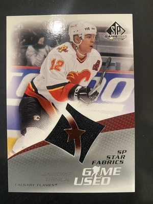 2004 Upper Deck SP Jarome Iginla Game Worn Used All Star Relic  - Image 1 of 2