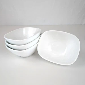 Juego de 4 cuencos cuadrados pequeños de porcelana blanca Pier 1 Imports para servir - Imagen 1 de 10