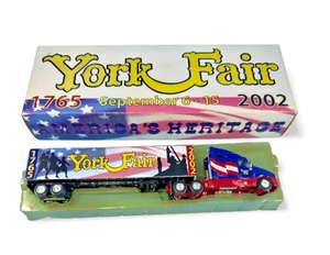 2002 York Fair Peterbilt Die-Cast Truck Maßstab 1:80 Fleer Sammlerstück Neu in OVP limitiert - Bild 1 von 8