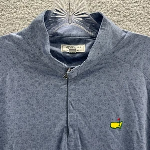 Masters Peter Millar 1/4 Zip Pullover Mens Large L Geometric Golf Performance - Afbeelding 1 van 13