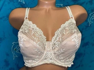 Wacoal 65191 Embrace Nude Floral Embroidered Sexy Support Lace Bra 34DDD - Picture 1 of 7